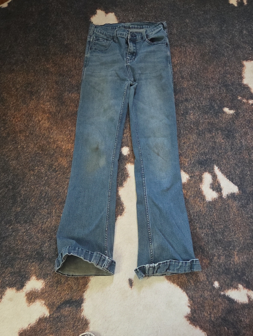 Cowgirl Tuff Women's Medium Wash Flare Jeans